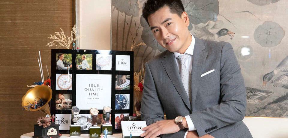 紳士型男王傳一演繹TITONI瑞士梅花表新品《Cosmo Young宇宙系列》