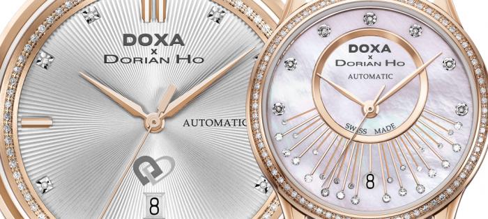【Baselworld 2019】DOXA x Dorian Ho Love Quartet Collection 「愛情四部曲」時計系列 四部曲—Tux and Gown 共渡甜蜜