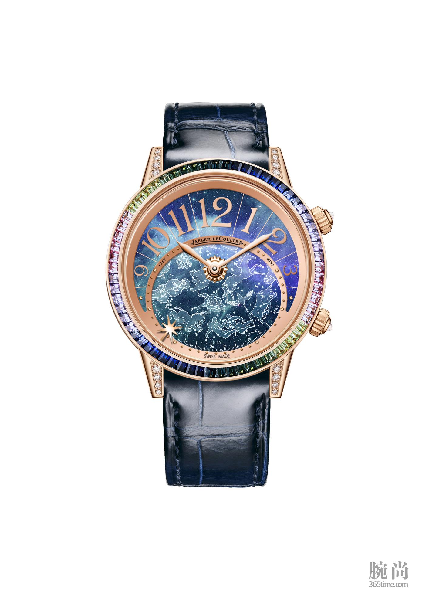積家Rendez-Vous Celestial約會系列星空腕表紫羅蘭色款 – 正面.jpg