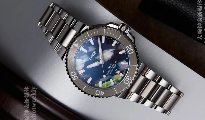 豪利時(shí)Oris Aquis Upcycle日歷腕表，繽紛源自環(huán)保 丨 大腕鐘表新媒體原創(chuàng) 
