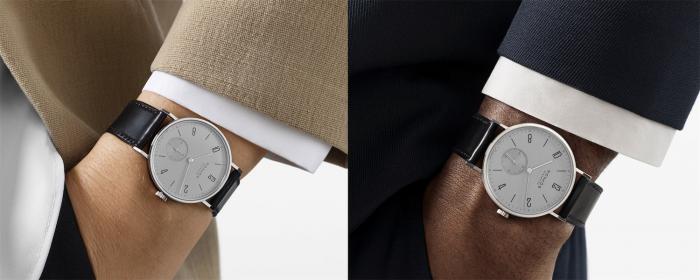 NOMOS推出TANGENTE NEOMATIK鉑灰色盤面表款