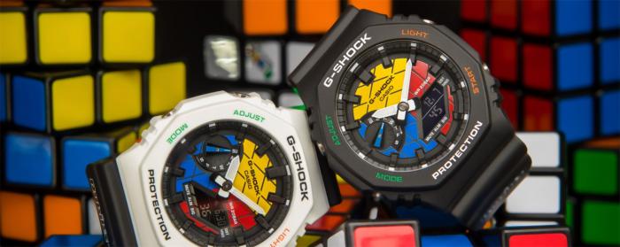 隨心所欲旋轉(zhuǎn)你的風格：G-SHOCK/ Rubik’s魔方聯(lián)名腕表