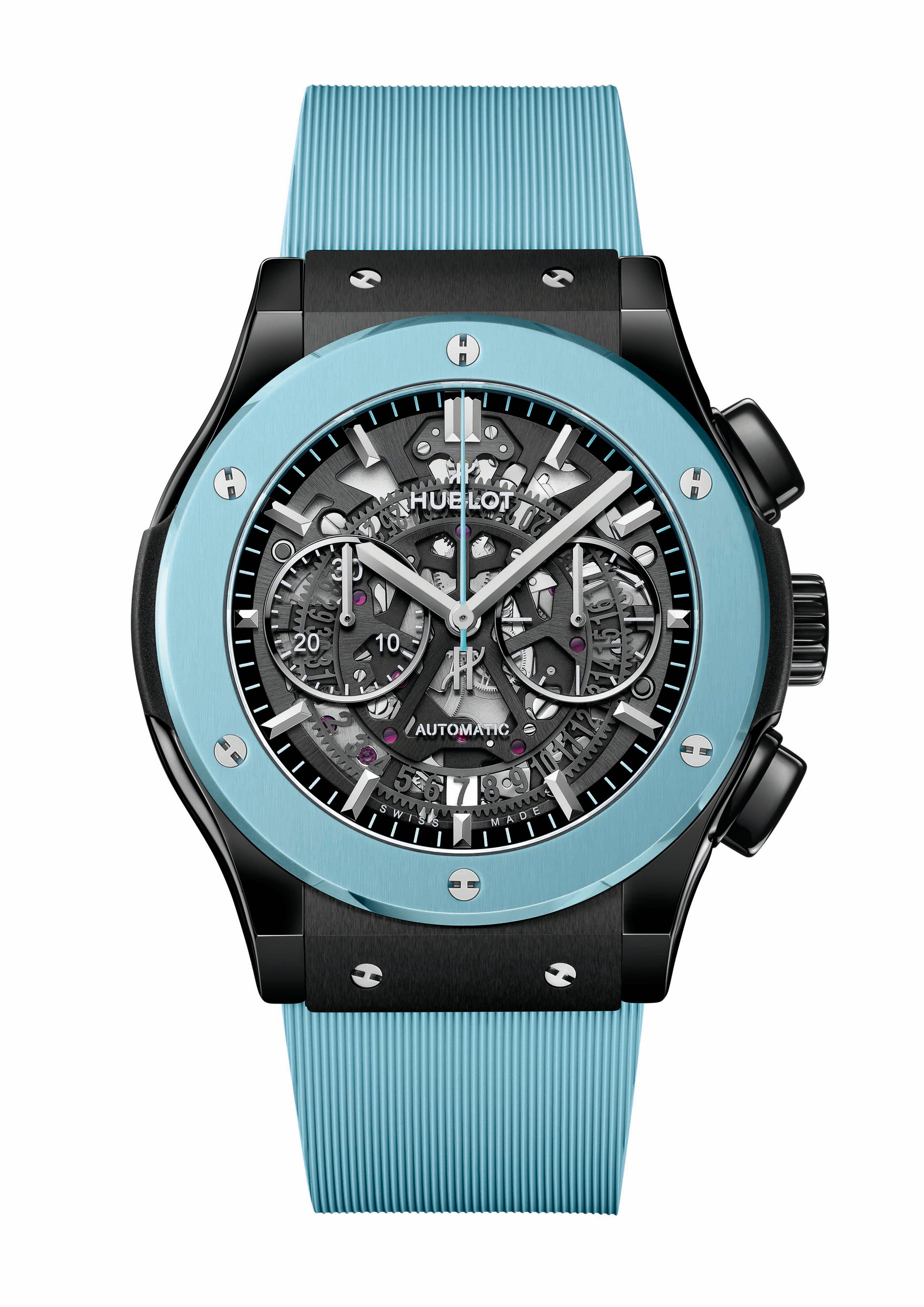 HUBLOT宇舶表經典融合Aero鏤空陶瓷計時碼表卡普里島專賣店特別版 (1).jpeg