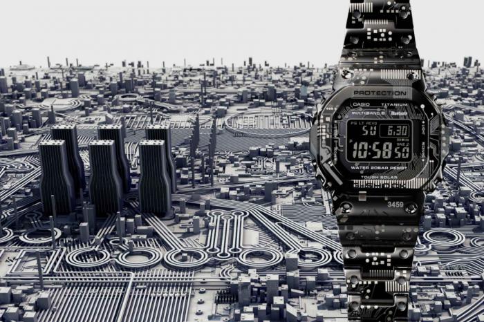 TranTixxii?鈦合金+電路板迷彩：G-SHOCK全金屬系列GMW-B5000TCC-1極限量登臺