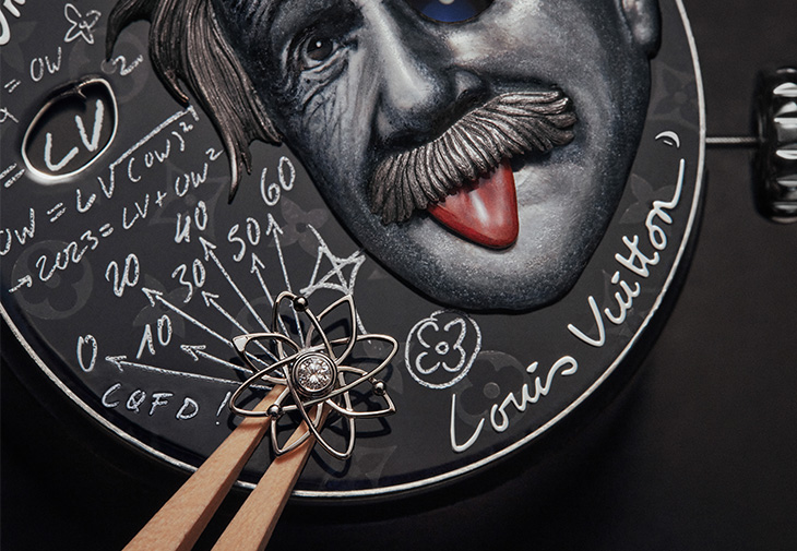 愛因斯坦的腕上物理學，路易威登Tambour Einstein Automata Only Watch 2023腕表