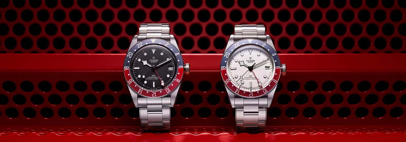 全新蛋白色面盤帝舵Black Bay GMT