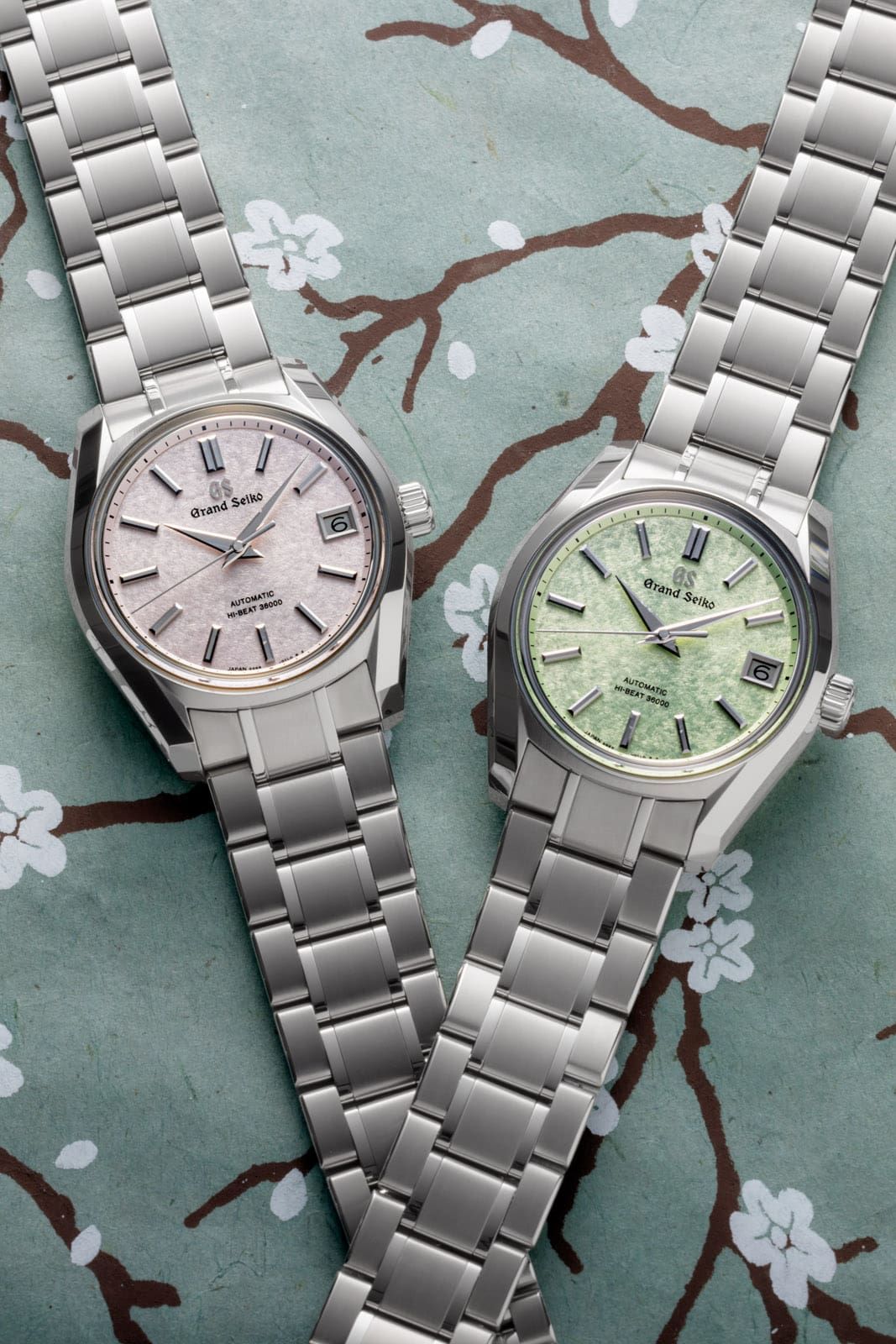 春意稍縱即逝：Grand Seiko SBGH341「櫻隱」與SBGH343「櫻若葉」