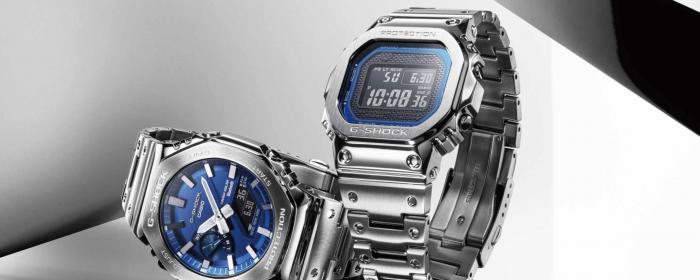 藍色時尚侵襲: CASIO G-SHOCK全新Full Metal系列腕表