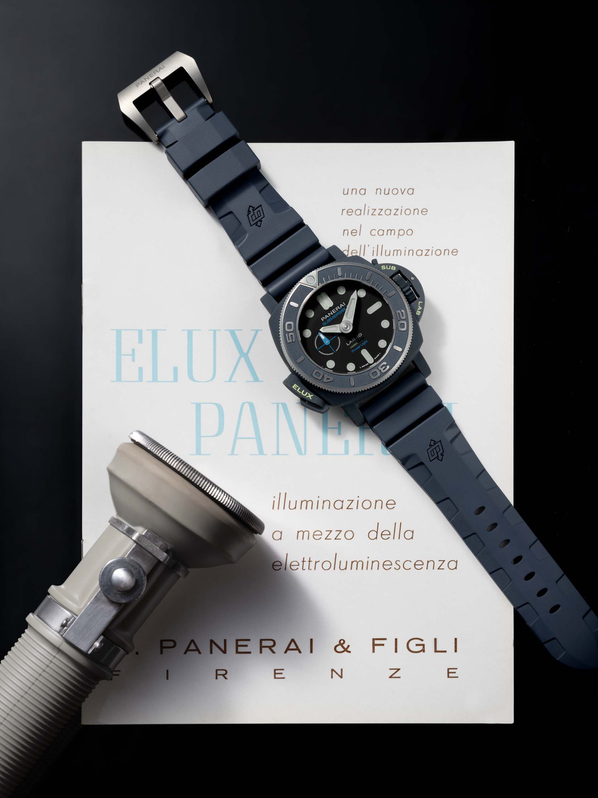 沛納海全新呈現Submersible潛行系列Elux LAB-ID腕表