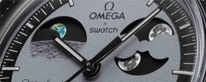 BIOCERAMIC MOONSWATCH系列MISSION TO EARTHPHASE腕表呈獻自月球遠眺地球所見的壯麗景象