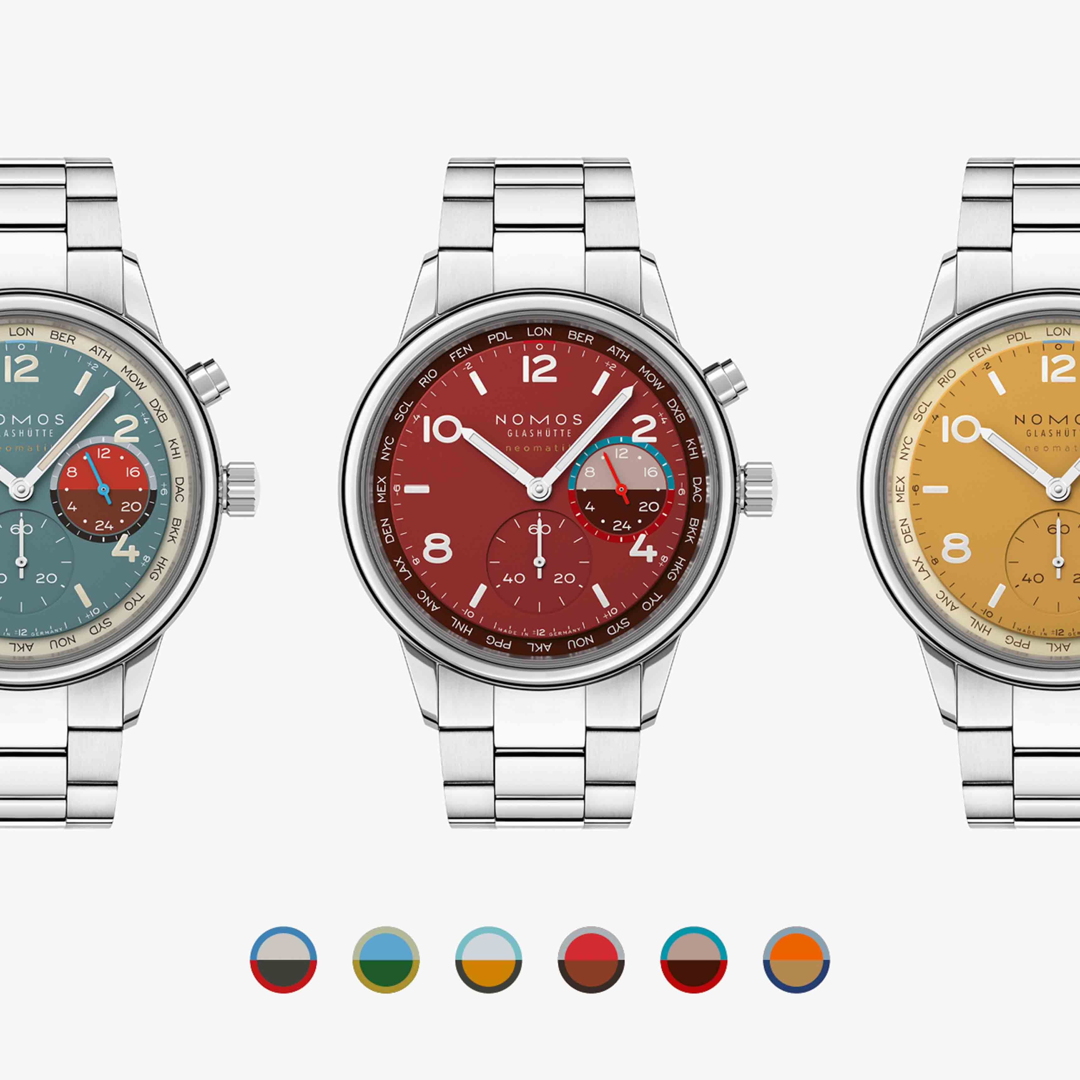 NOMOS推出兼具運動風格與優雅設計的世界時間腕表——Club Sport neomatik Worldtimer