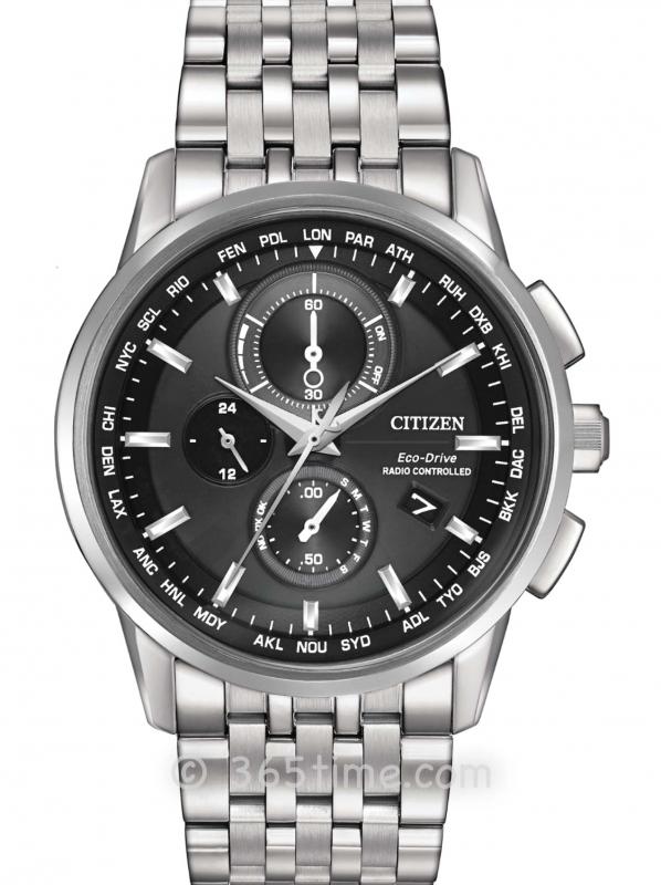 西鐵城(CITIZEN) 光動能世界時間A-T腕表AT8110-53E