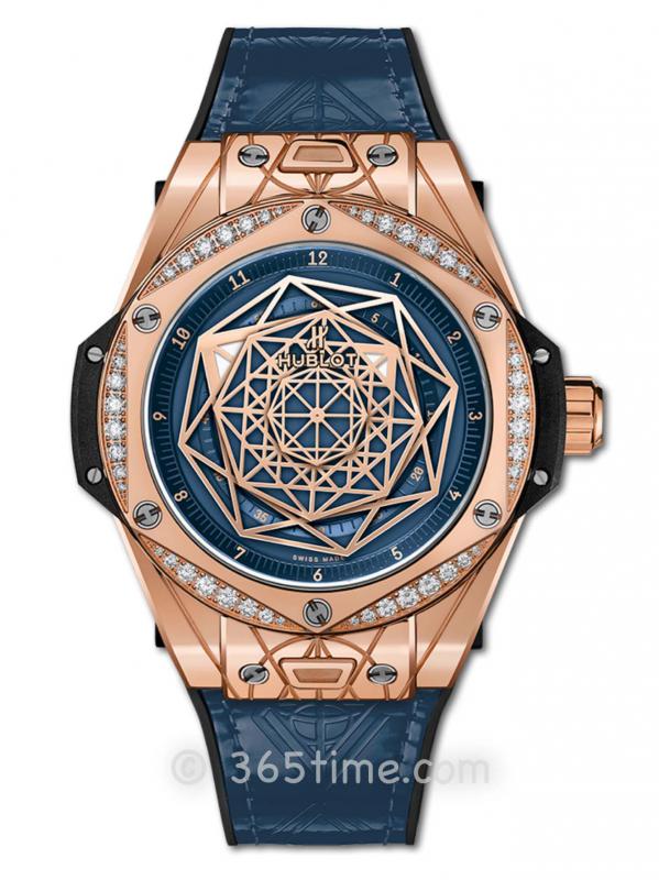 Hublot宇舶BIG BANGONE CLICK王金鑲鉆刺青圖騰限量款465.OS.7189.VR.1204.MXM19