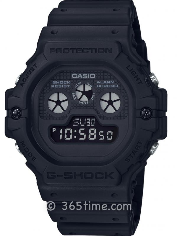 卡西歐G-SHOCK系列經典啞黑色腕表DW5900BB-1