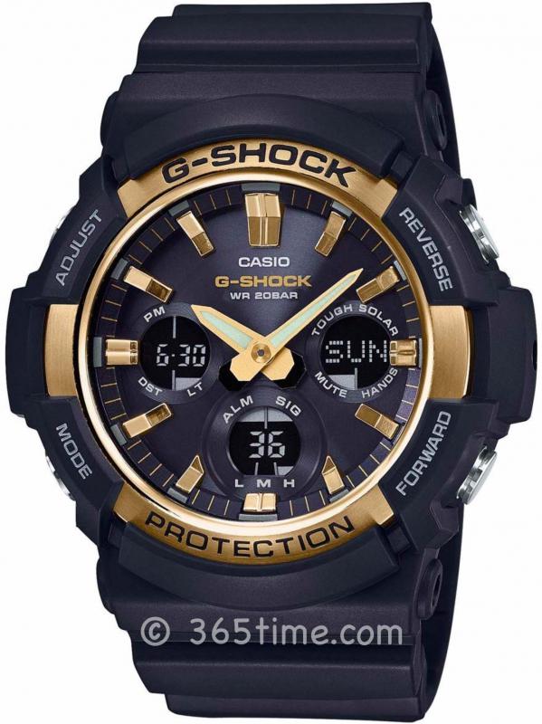 Casio卡西歐G-SHOCK電波太陽能功能腕表GAW100G-1A