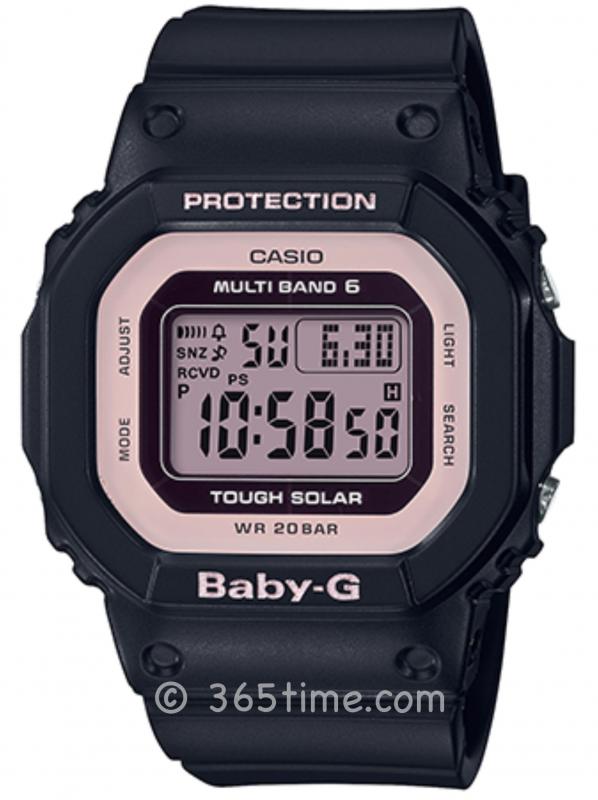 CASIO卡西歐BABY-G經典系列太陽能六局電波表BGD-5000-1BPR