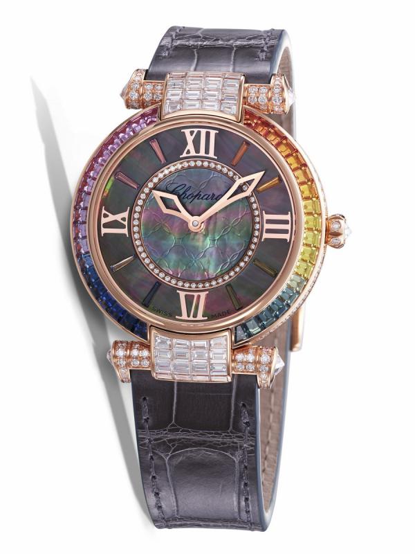 蕭邦IMPERIALE Joaillerie Rainbow女士自動腕表384242-5019