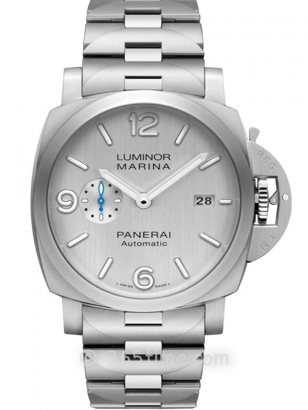 PANERAI沛納海LUMINOR MARINA銀色面盤腕表PAM00978