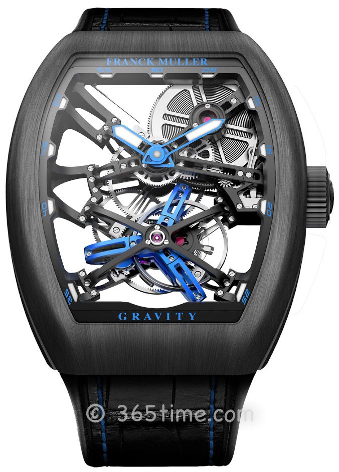法穆蘭(FRANCK MULLER)Grand Complications鏤空陀飛輪V 45 T GRAVITY CS SQT Titan