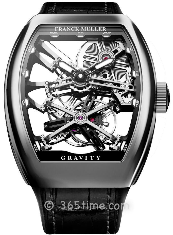 法穆蘭(FRANCK MULLER)Grand Complications鏤空陀飛輪V 45 T GRAVITY CS SQT Steel 
