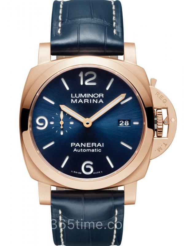 沛納海LUMINOR MARINA PANERAI GOLDTECHTM 廬米諾紅金PAM01112