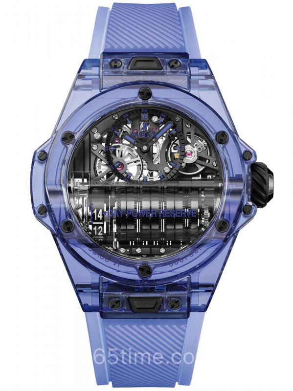 HUBLOT宇舶Big Bang MP-11 14天動力儲存藍色藍寶石911.JL.0119.RX