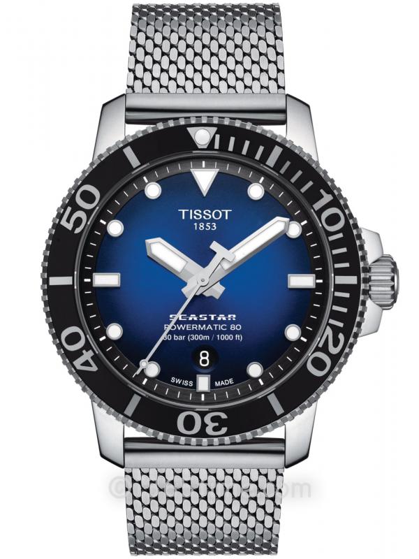 TISSOT天梭SEASTAR 1000自動機械T120.407.11.041.02