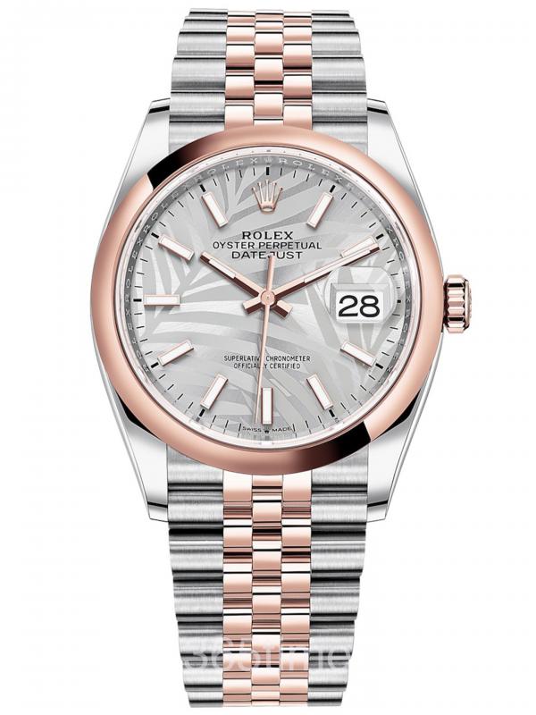Rolex勞力士蠔式恒動日志型36永恒玫瑰金及蠔式鋼款M126201-0031