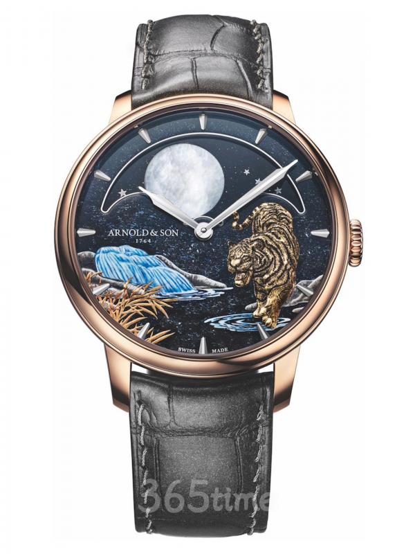 亞諾PERPETUAL MOON “虎年”金雕微繪月相1GLBR.Z03A.C161A