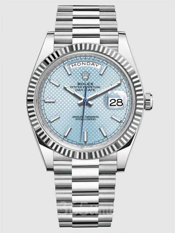 ROLEX勞力士蠔式恒動星期日歷型40鉑金款m228236-0005