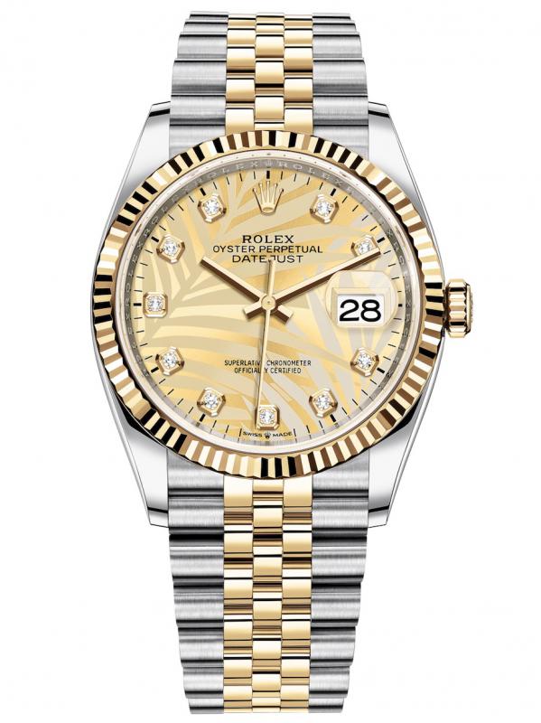ROLEX勞力士蠔式恒動日志型31黃金及蠔式鋼款m126233-0043