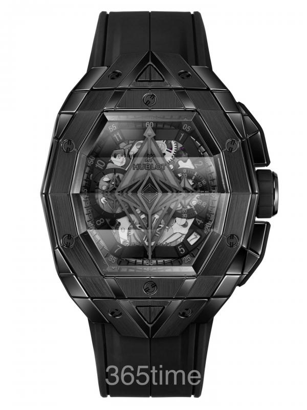 HUBLOT宇舶BIG BANG靈魂SANG BLEU刺青全黑款648.CX.0114.RX.MXM23