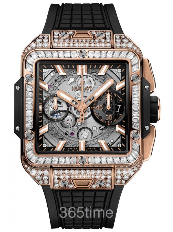 HUBLOT宇舶SQUARE BANG UNICO王金珠寶821.OX.0180.RX.0904