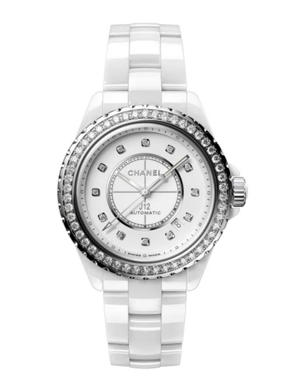 香奈兒J12 DIAMOND BEZEL CALIBER自動機械女表H7189
