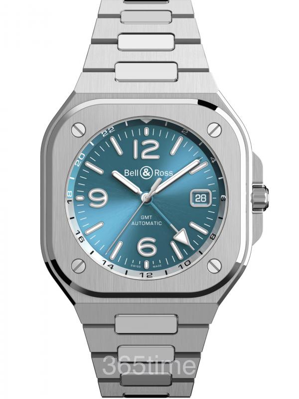 Bell & Ross柏萊士BR 05 GMT SKY BLUE腕表BR05G-PB-ST