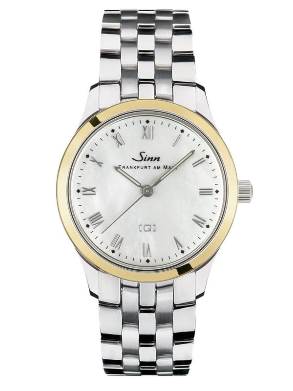  Sinn辛恩Ladies’ Watches黃金表圈石英女表434 St GG Mother-of-pearl W
