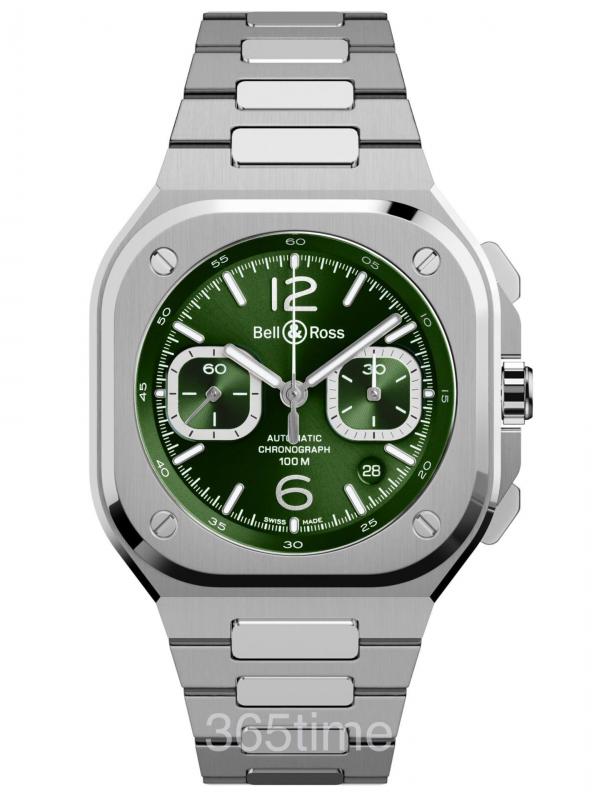 Bell & Ross BR 05 CHRONO GREEN STEELBR05C-GN-ST/SST