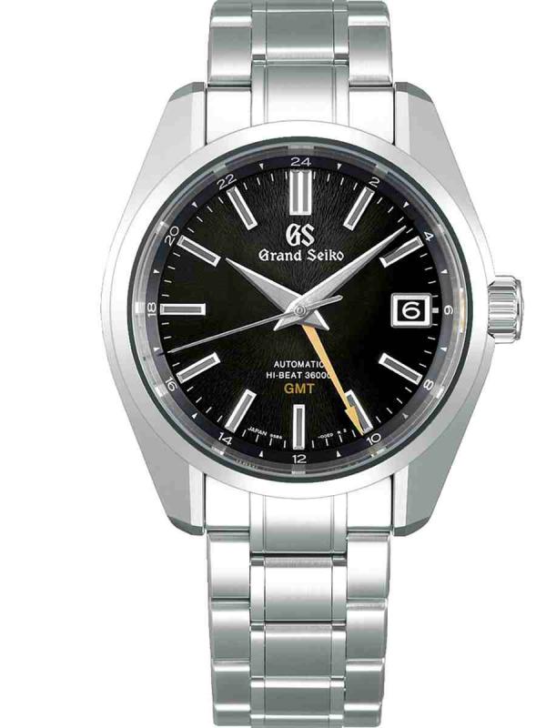 Grand Seiko冠藍獅Heritage黑盤黃針GMTSBGJ265