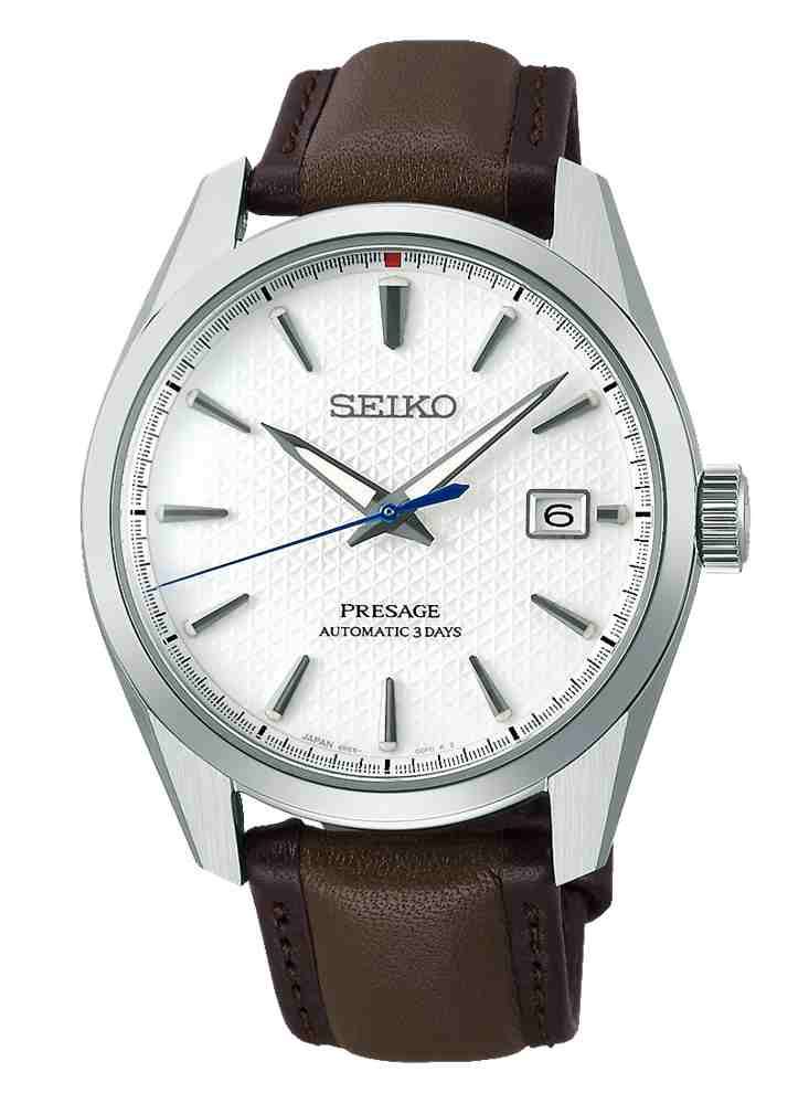  Seiko精工Presage Sharp Edged Series 110周年限量版白盤(pán)機(jī)械SPB413