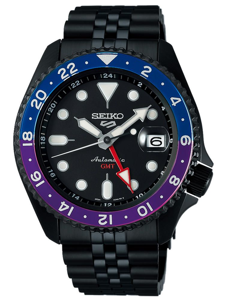 Seiko精工5 Sports系列堀米雄斗特別限量款GMT腕表SSK027K1