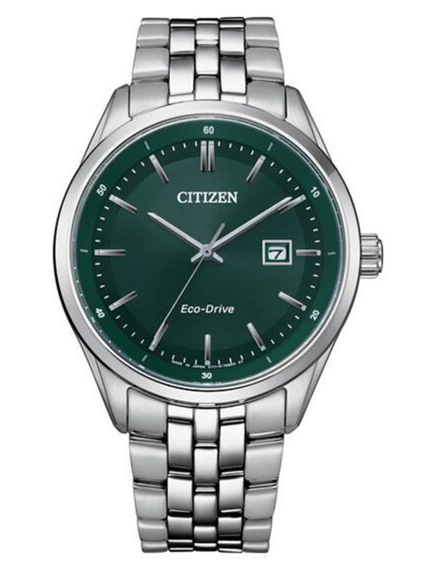 Citizen西鐵城Eco-Drive精鋼綠盤光動能BM7569-89X