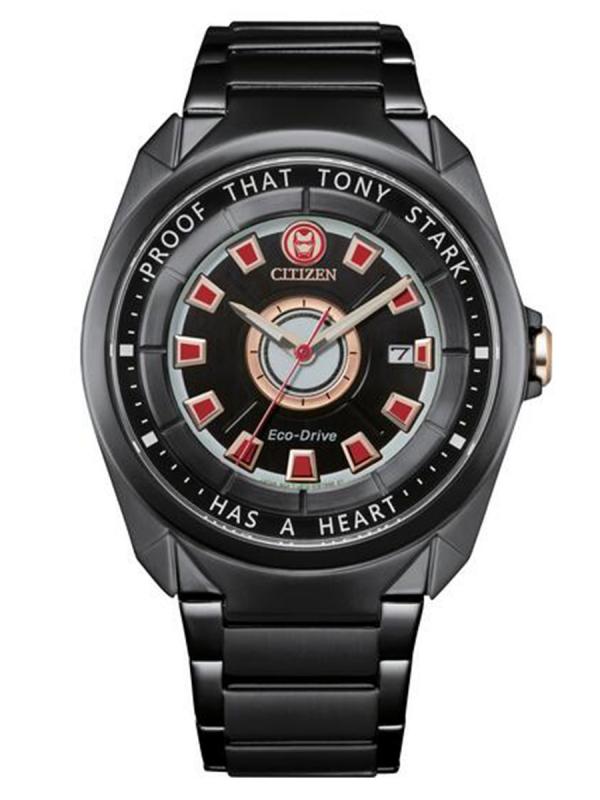 Citizen西鐵城Eco-Drive漫威鋼鐵俠款光動能AW1017-58W      