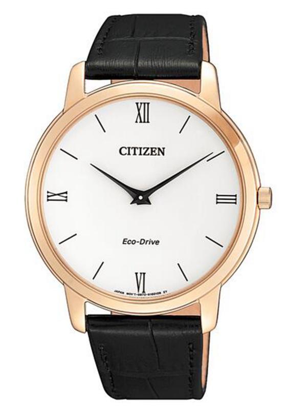  Citizen西鐵城Eco-Drive鍍玫瑰金精鋼黑針款光動能AR1133-23A