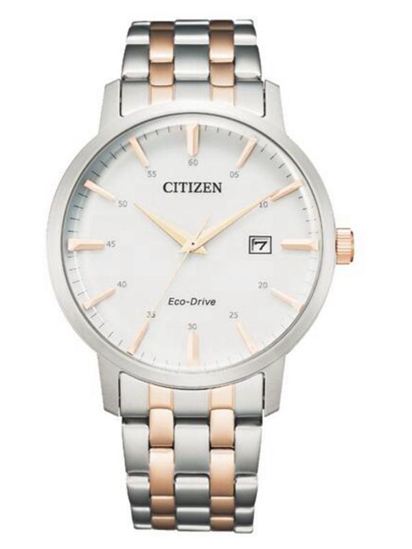 Citizen西鐵城Eco-Drive間金光動能白盤金針BM7466-81H      