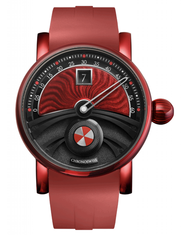 Chronoswiss瑞寶Delphis Firestarter 鈦芯納米外層表殼自動腕表CH-1429RE.1E-BKRE