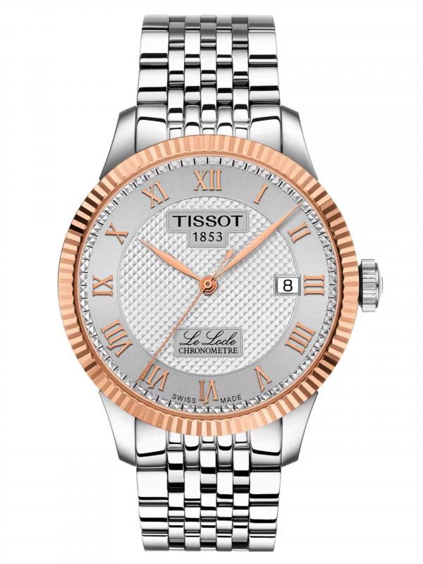 Tissot天梭力洛克瑞士天文臺認證18K金表圈T932.408.41.033.00